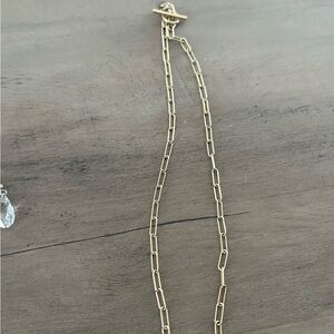 JCrew Factory paper clip necklace